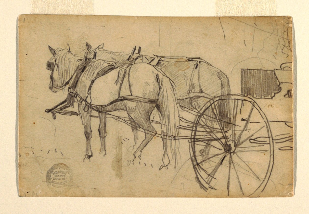 Dessin, étude pour "L