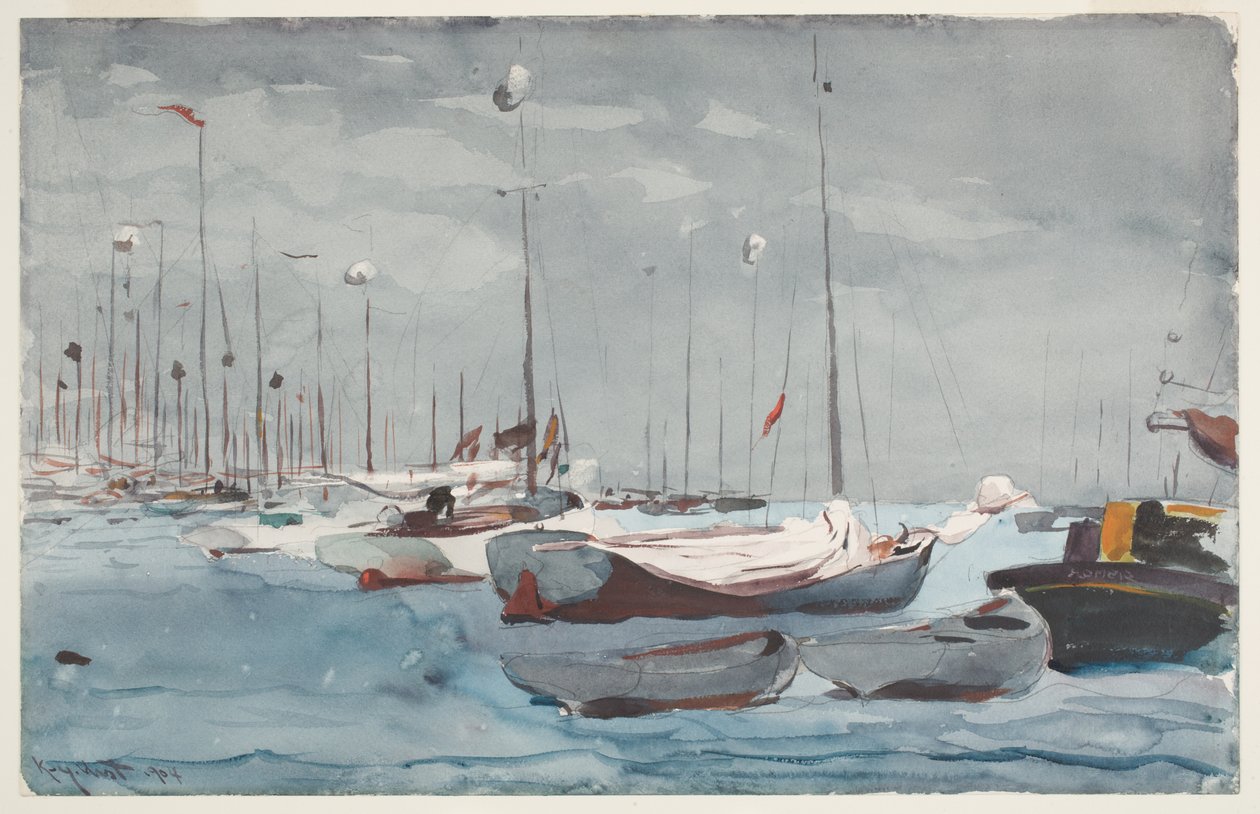 Bateaux de pêche, Key West - Winslow Homer
