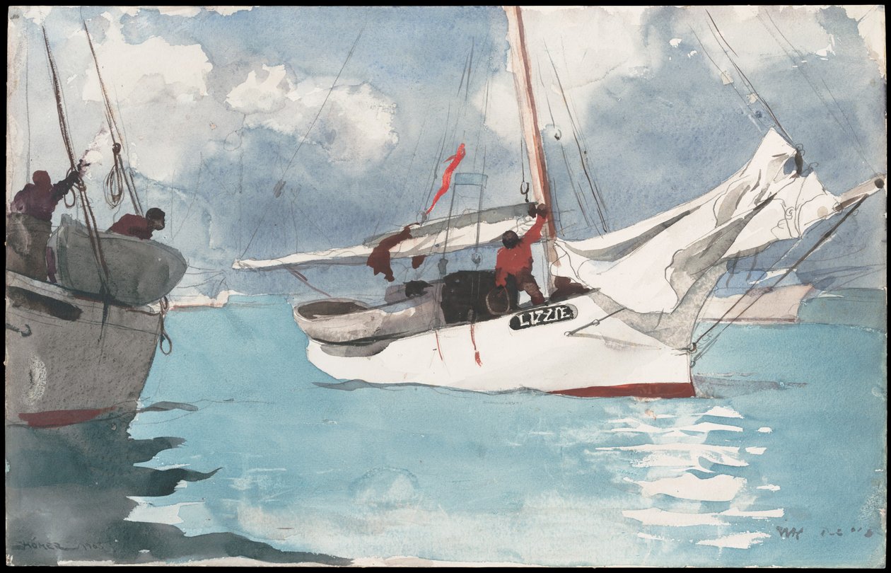 Bateaux de pêche, Key West - Winslow Homer