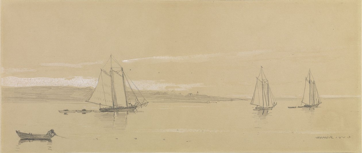 Flotte de pêche à Gloucester - Winslow Homer