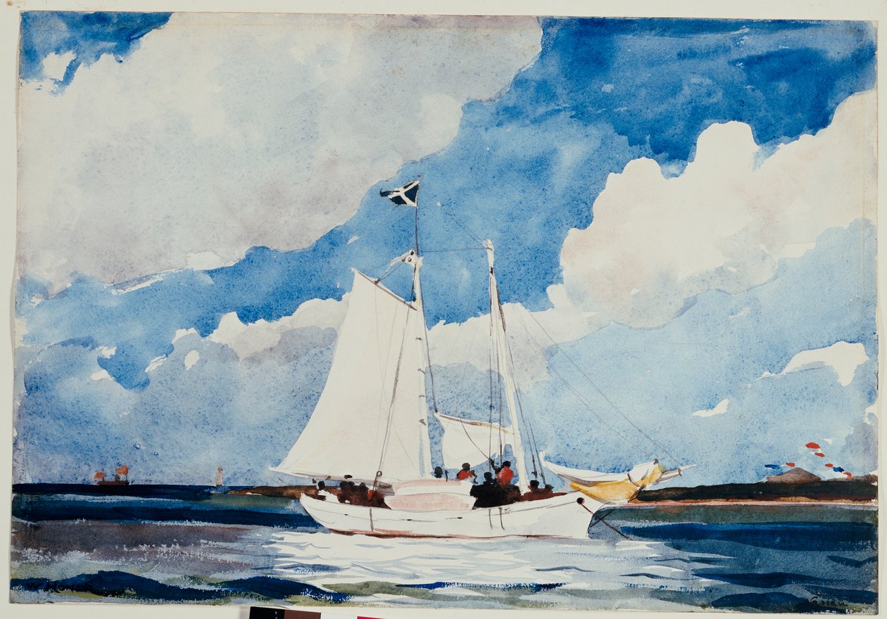 Goélette de pêche, Nassau, c.1898-99 - Winslow Homer