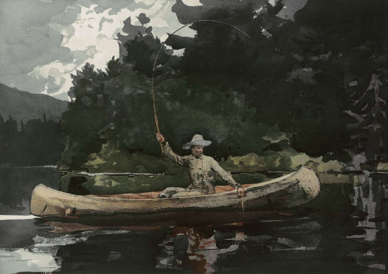 Pêche dans les bois du Nord - Winslow Homer
