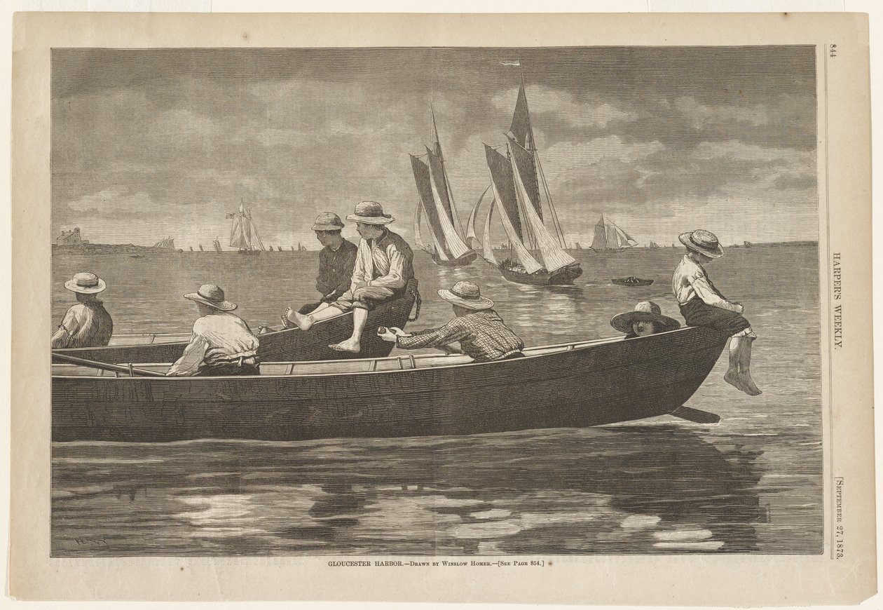Port de Gloucester - Winslow Homer