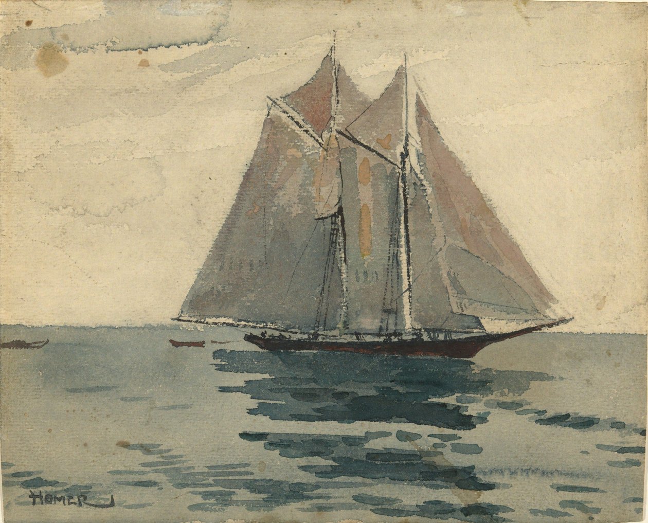 La goélette de Gloucester - Winslow Homer