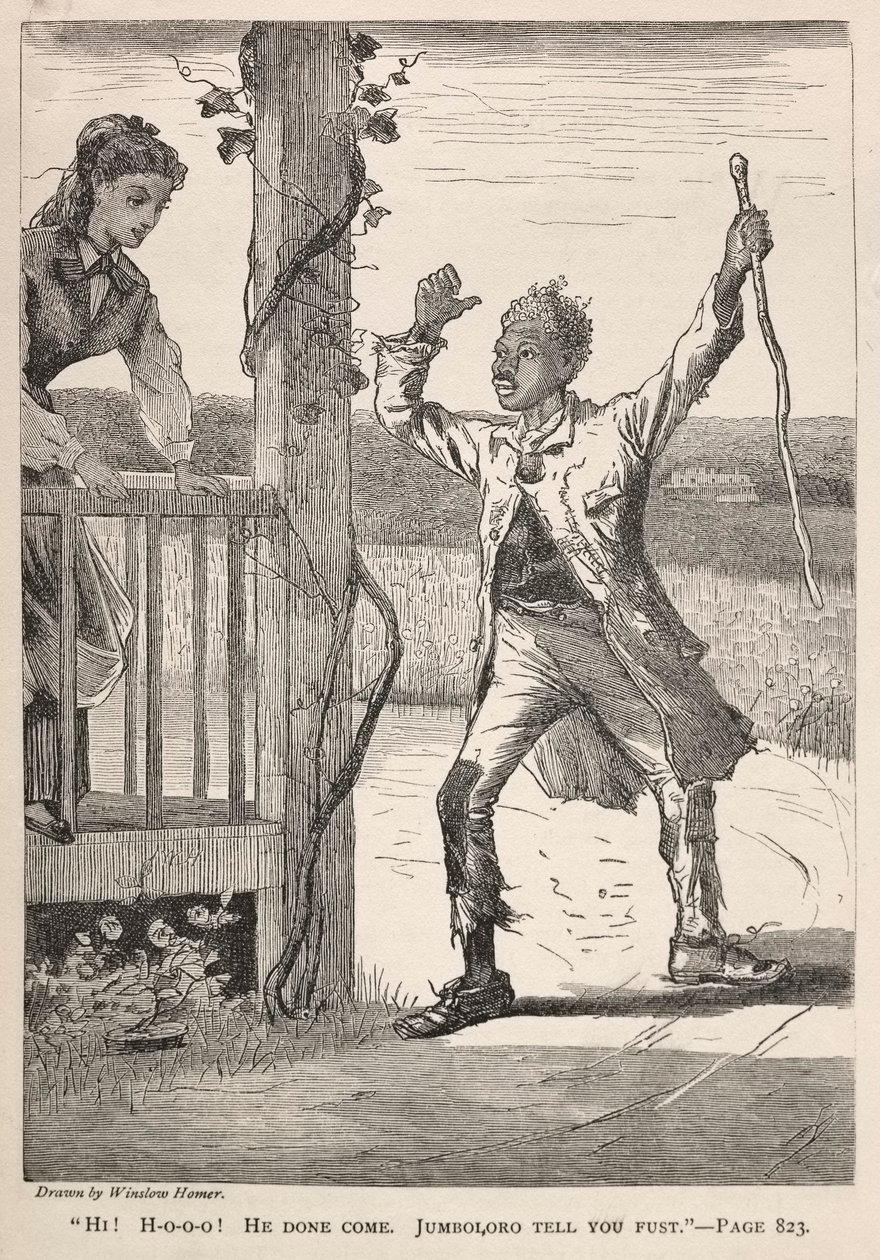 Hi! H-O-O-O! Il est venu. Jumboloro vous le dit en premier., 1869 - Winslow Homer