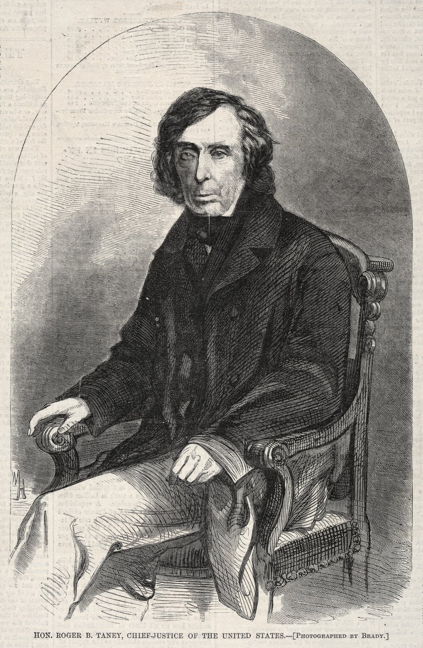Hon. Roger B. Taney, Juge en Chef des États-Unis, 1860 - Winslow Homer