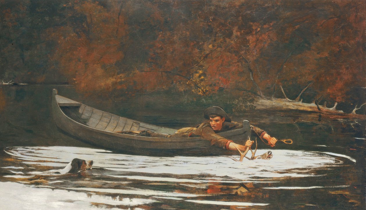 Chien et Chasseur, 1892 - Winslow Homer