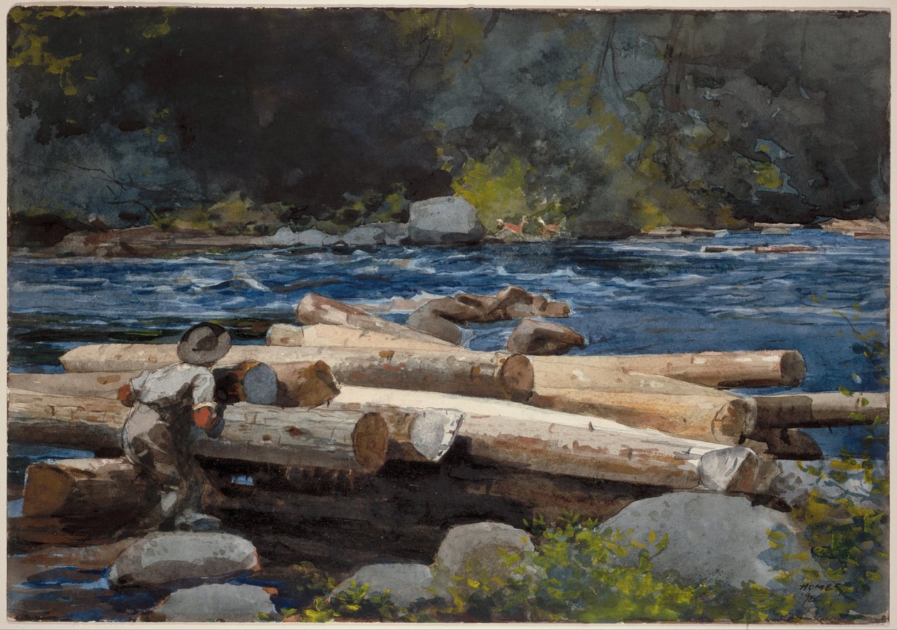 Fleuve Hudson - Winslow Homer