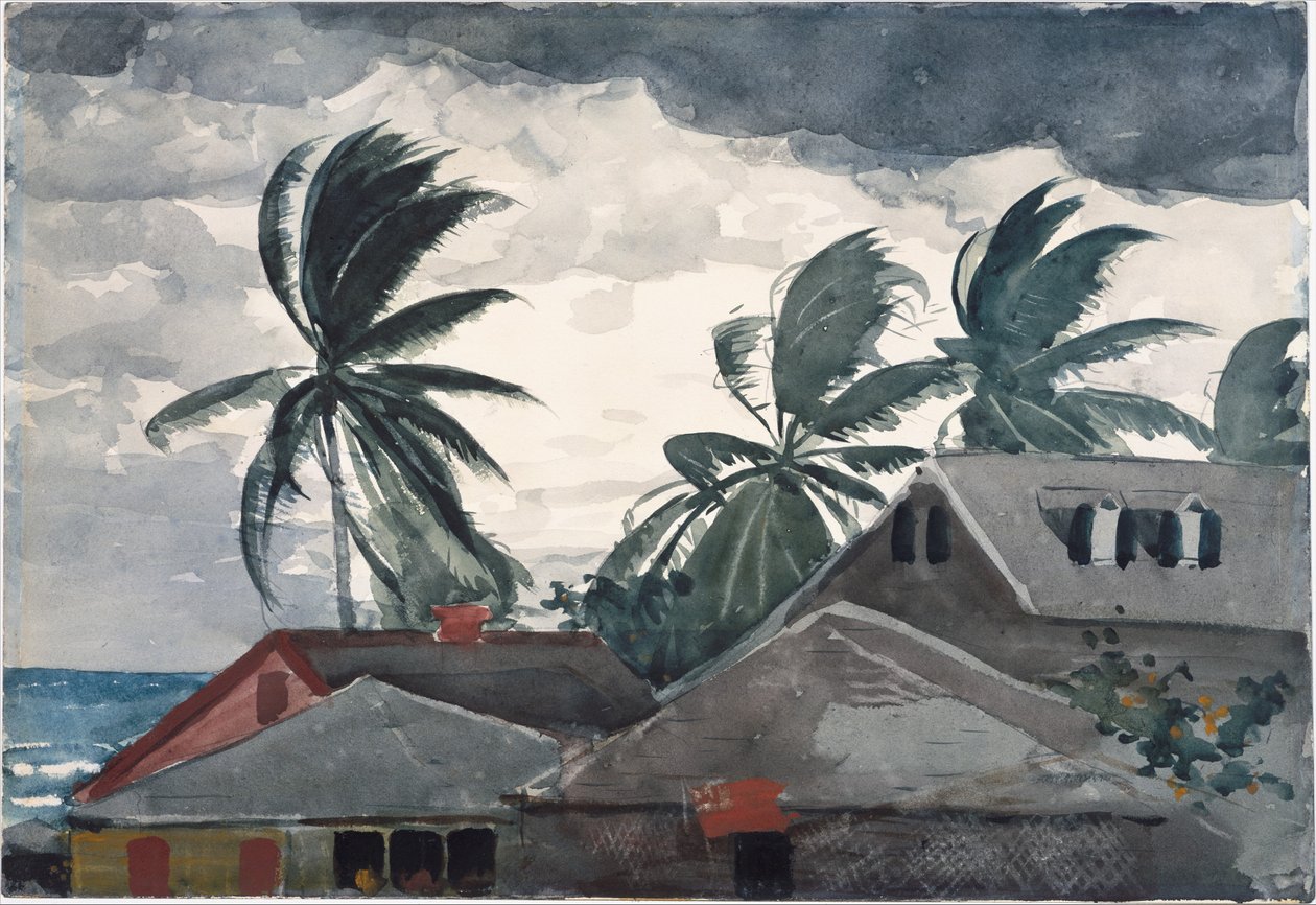 Ouragan, Bahamas - Winslow Homer