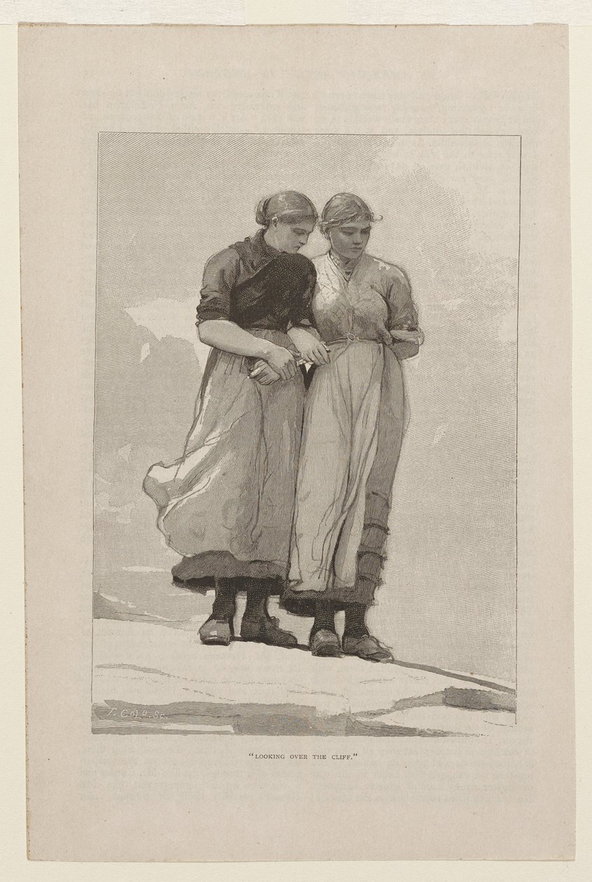 Vue au-delà de la falaise - Winslow Homer