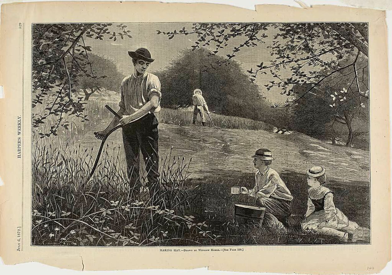 Faire du foin - Winslow Homer