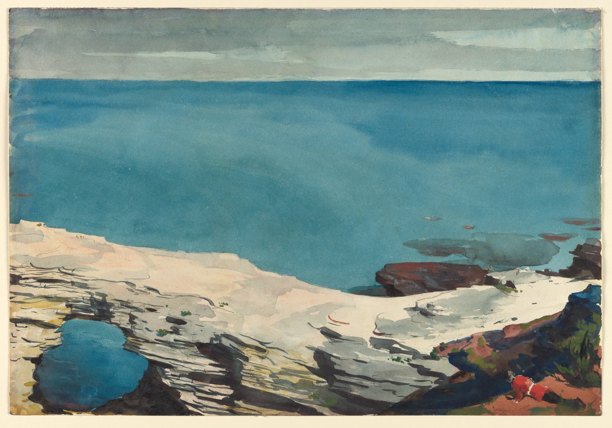 Natural Bridge, Bermudes, vers 1901 (aquarelle) - Winslow Homer