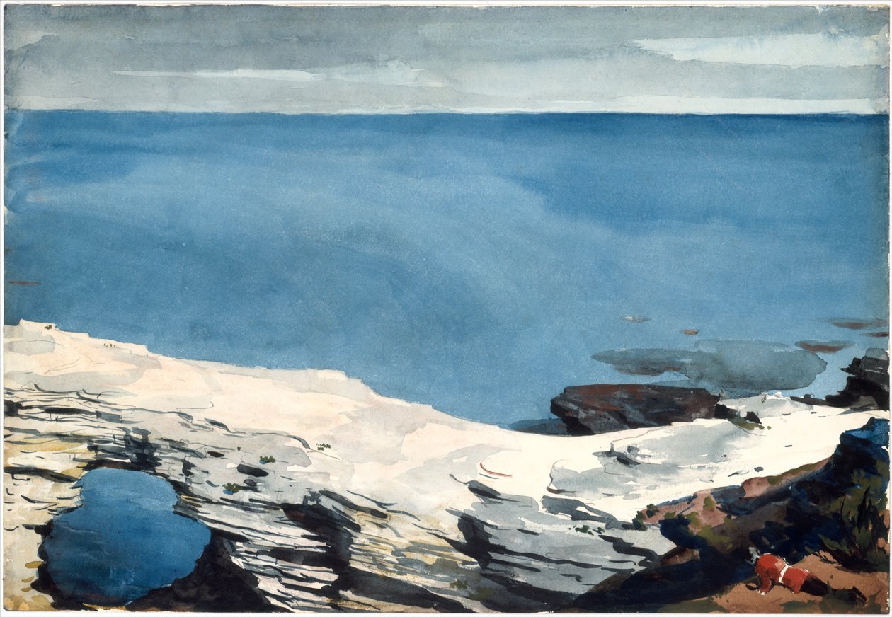Natural Bridge, Bermudes, vers 1901 (aquarelle) - Winslow Homer