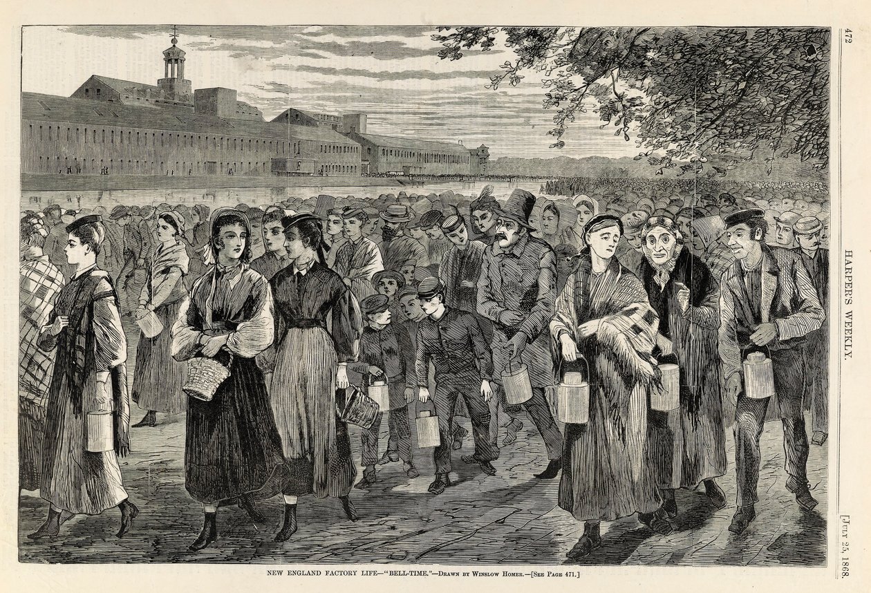 New England Factory Life - "Bell-Time", tiré de Harper