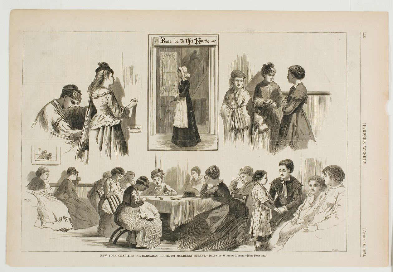 New York Charities-St Barnabas House, 304 Mulberry Street - Winslow Homer