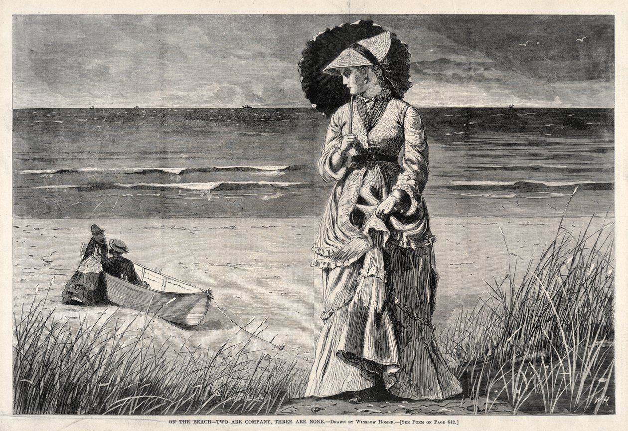 Sur la plage - Deux c