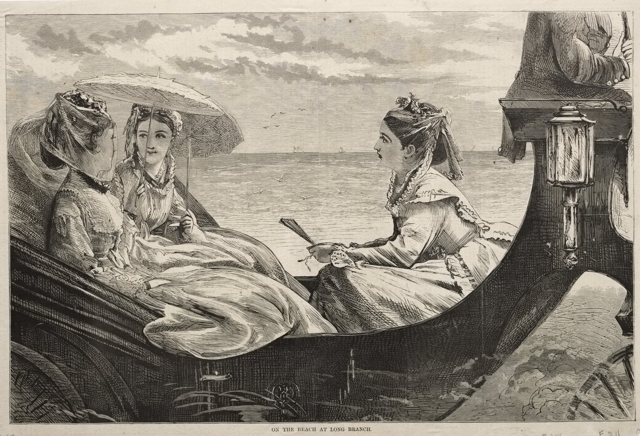 Sur la plage de Long Branch - Winslow Homer