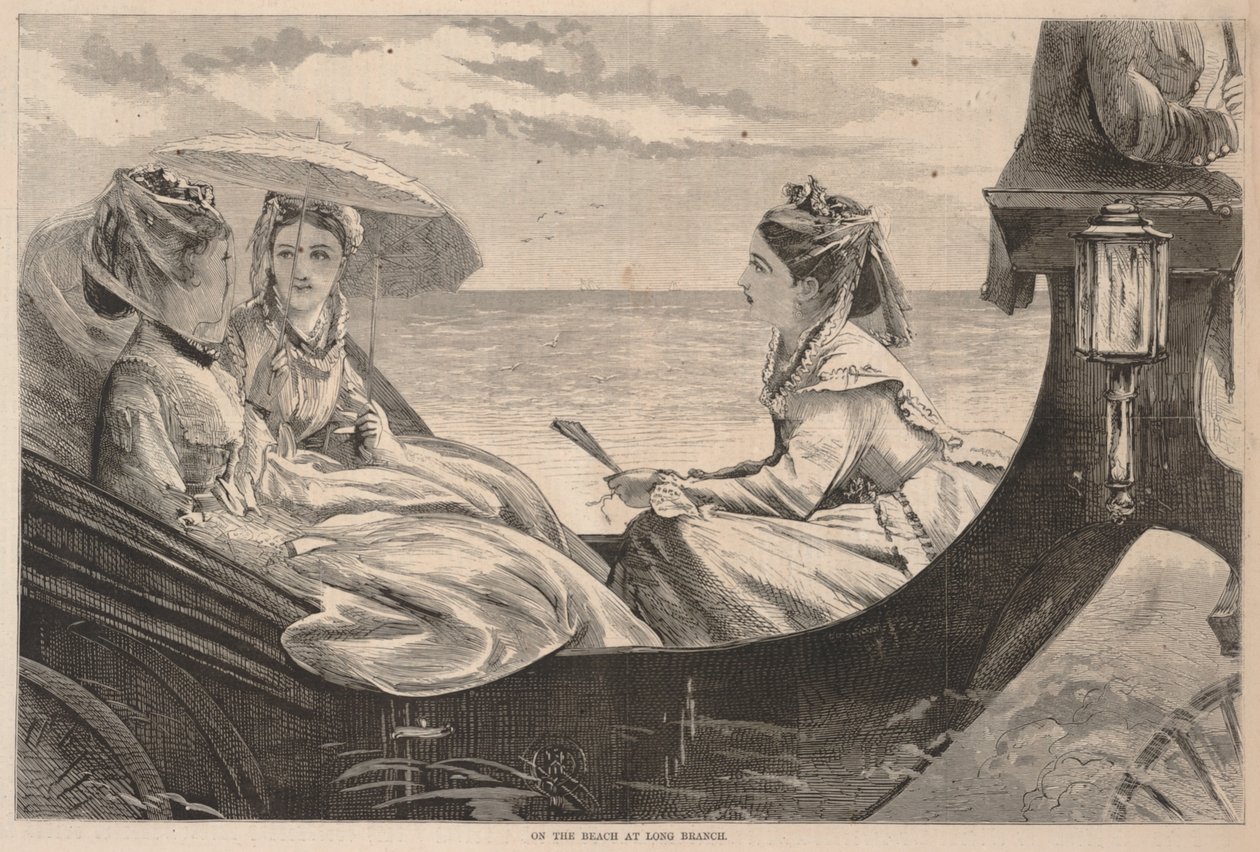 Sur la plage de Long Branch, extrait de Harper