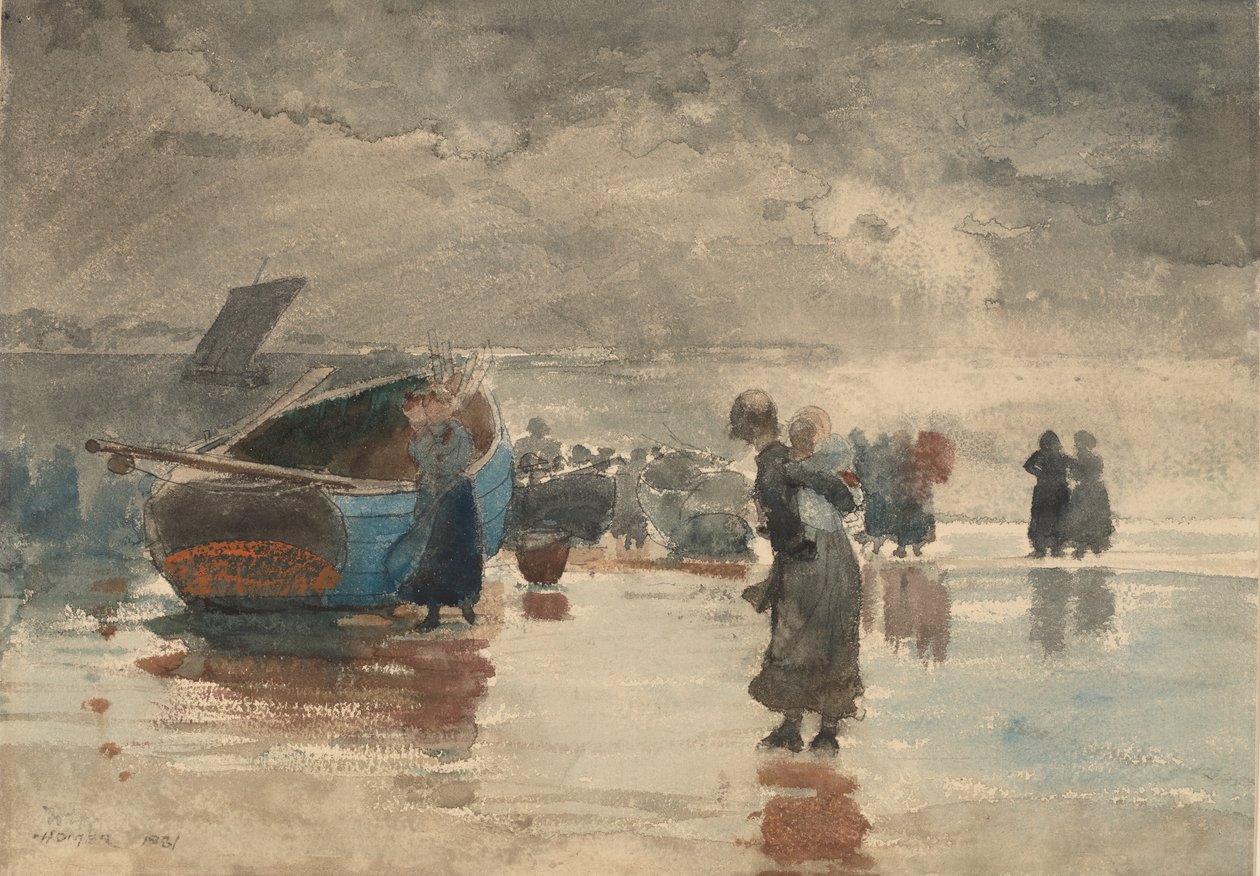 Sur le Sable - Winslow Homer