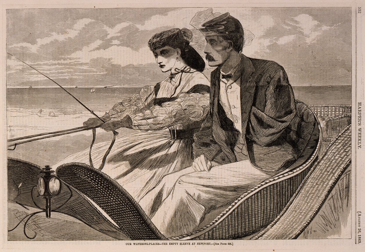 Our Watering Places--The Empty Sleeve at Newport, tiré de Harper