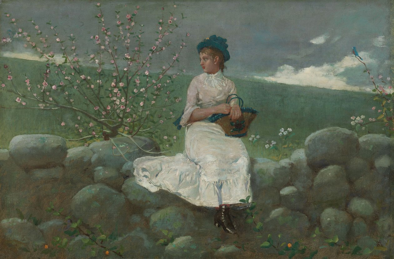 Fleurs de pêcher - Winslow Homer