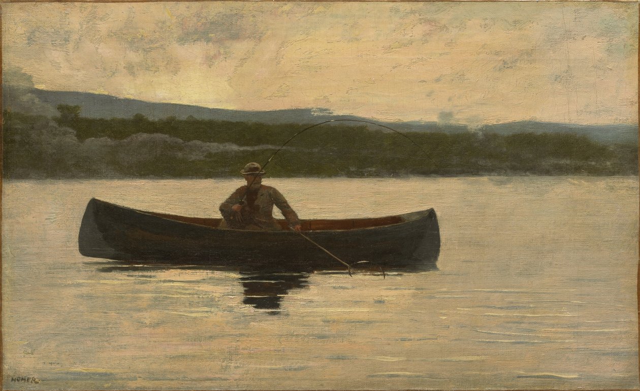 Jouer un poisson - Winslow Homer