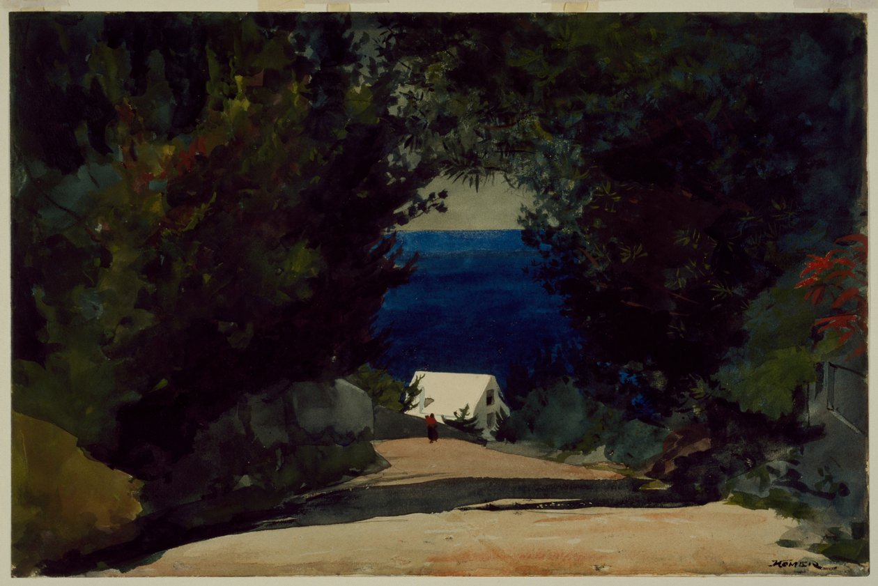 Route aux Bermudes, vers 1899-1901 (aquarelle sur papier) - Winslow Homer
