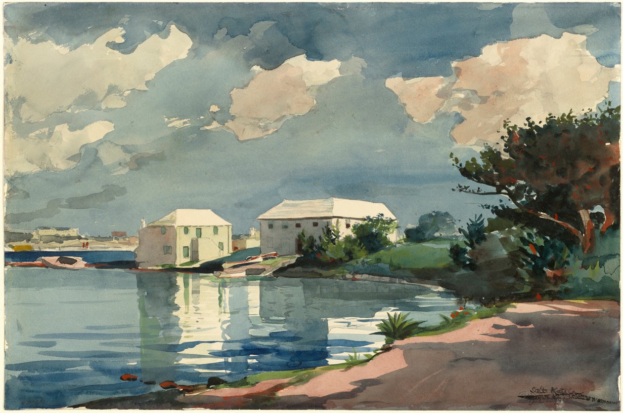 Marais salant, Bermudes - Winslow Homer