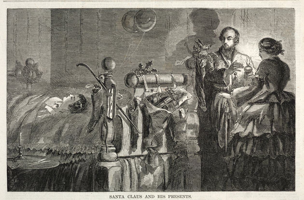 Le Père Noël et ses cadeaux - Winslow Homer