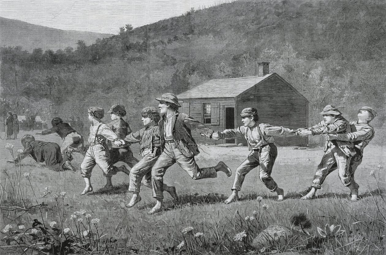 Snap-the-Whip, du Harpers Weekly, 20 septembre 1873 - Winslow Homer