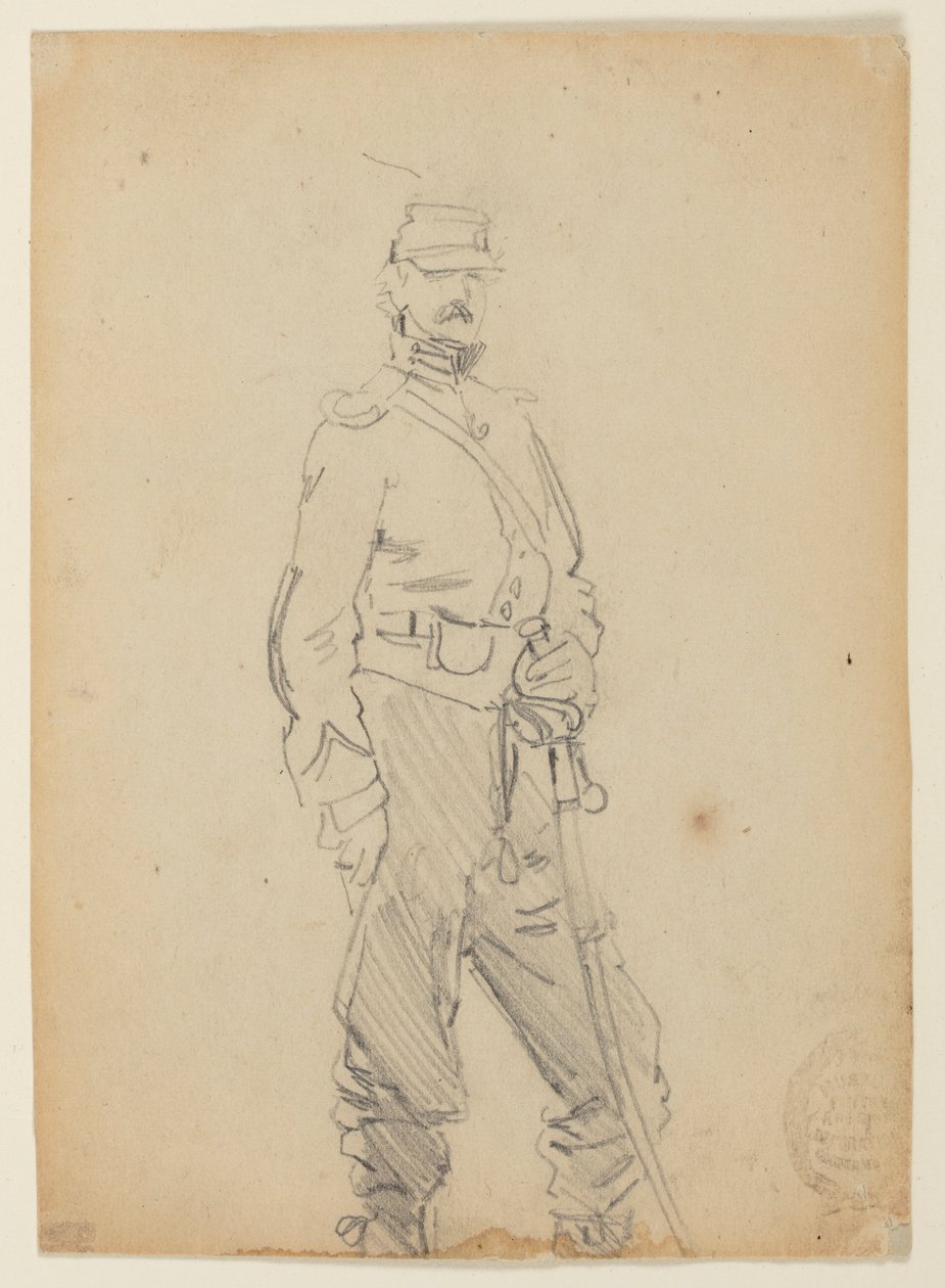 Officier debout - Winslow Homer