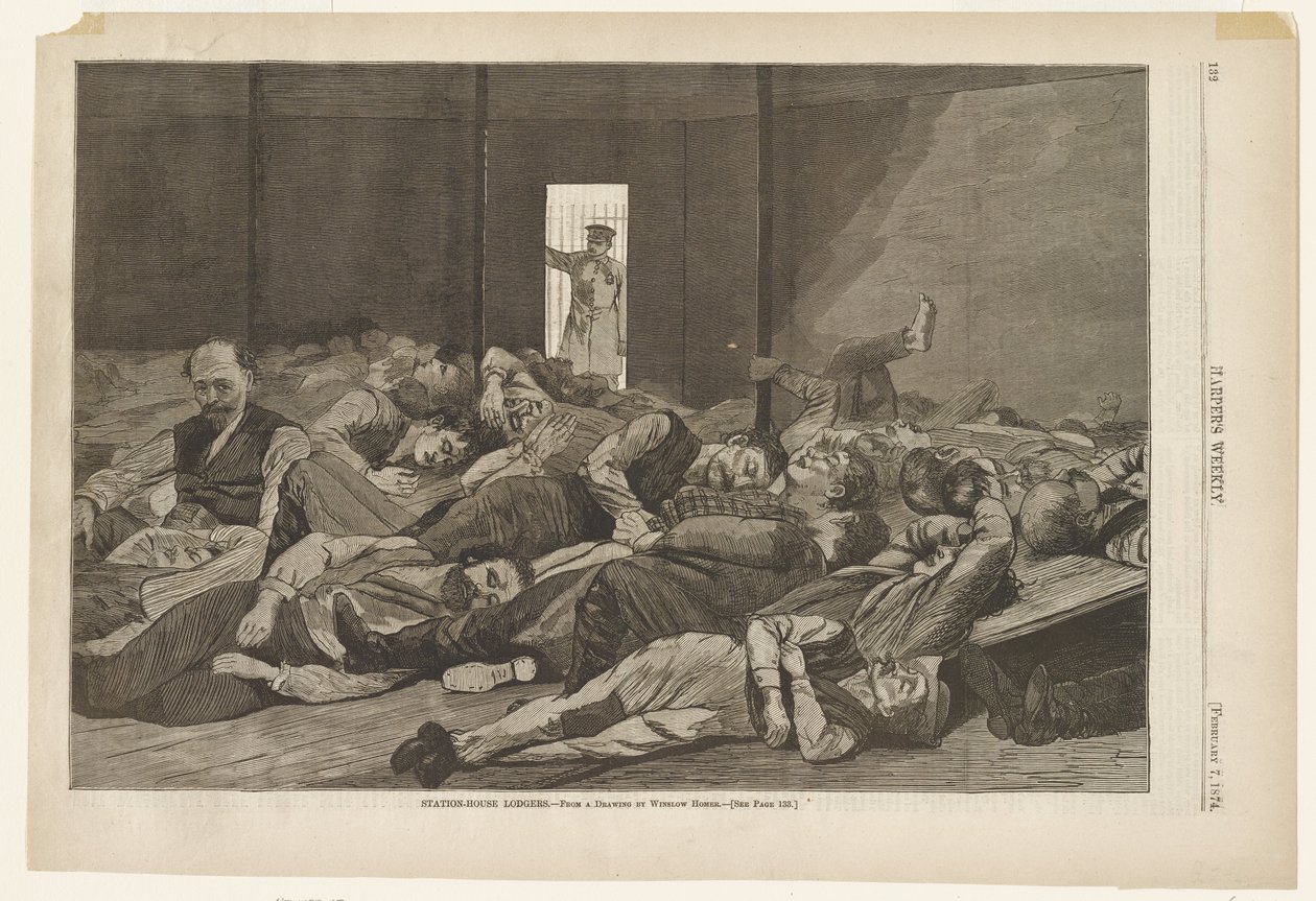 Pensionnaires de la maison de gare - Winslow Homer