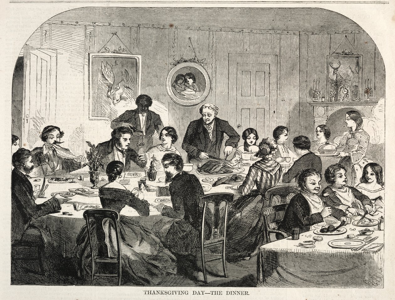 Le jour de Thanksgiving - Le dîner - Winslow Homer