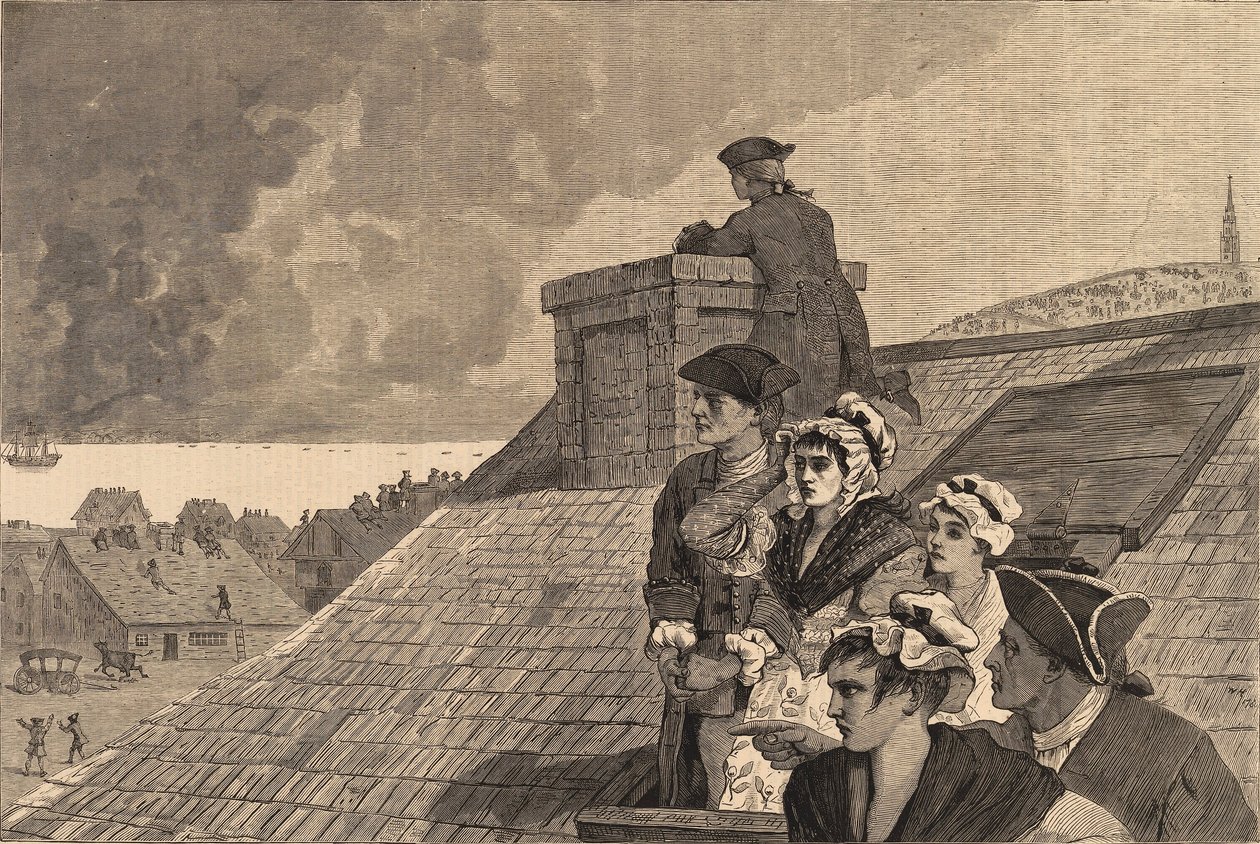 La bataille de Bunker Hill - Regarder le combat depuis Cobb
