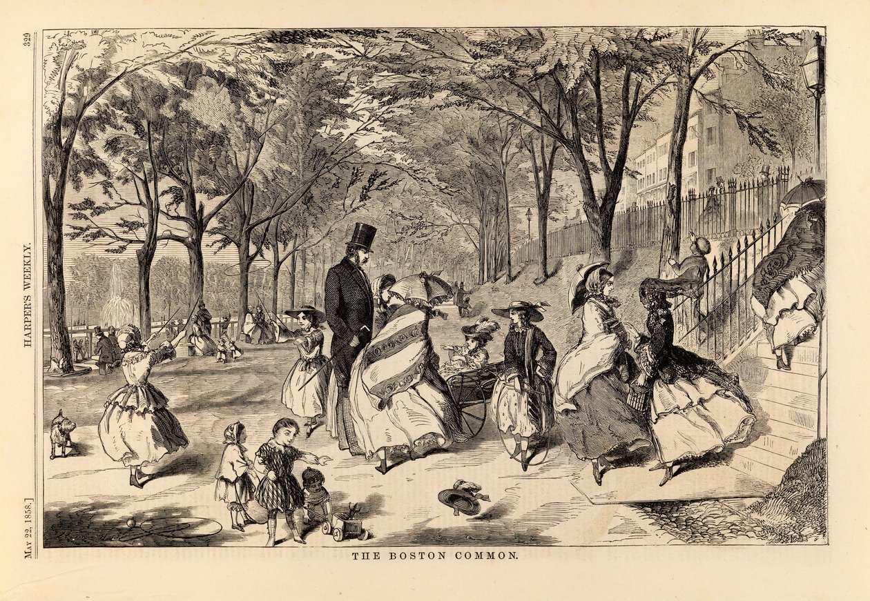 Le Boston Common, extrait de Harper
