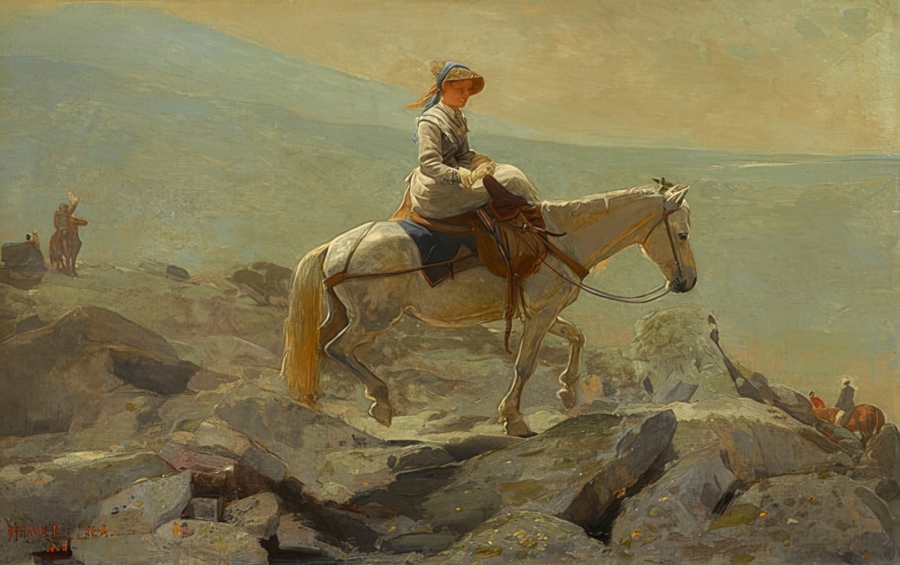 Le sentier des brides, Montagnes Blanches. 1868 - Winslow Homer