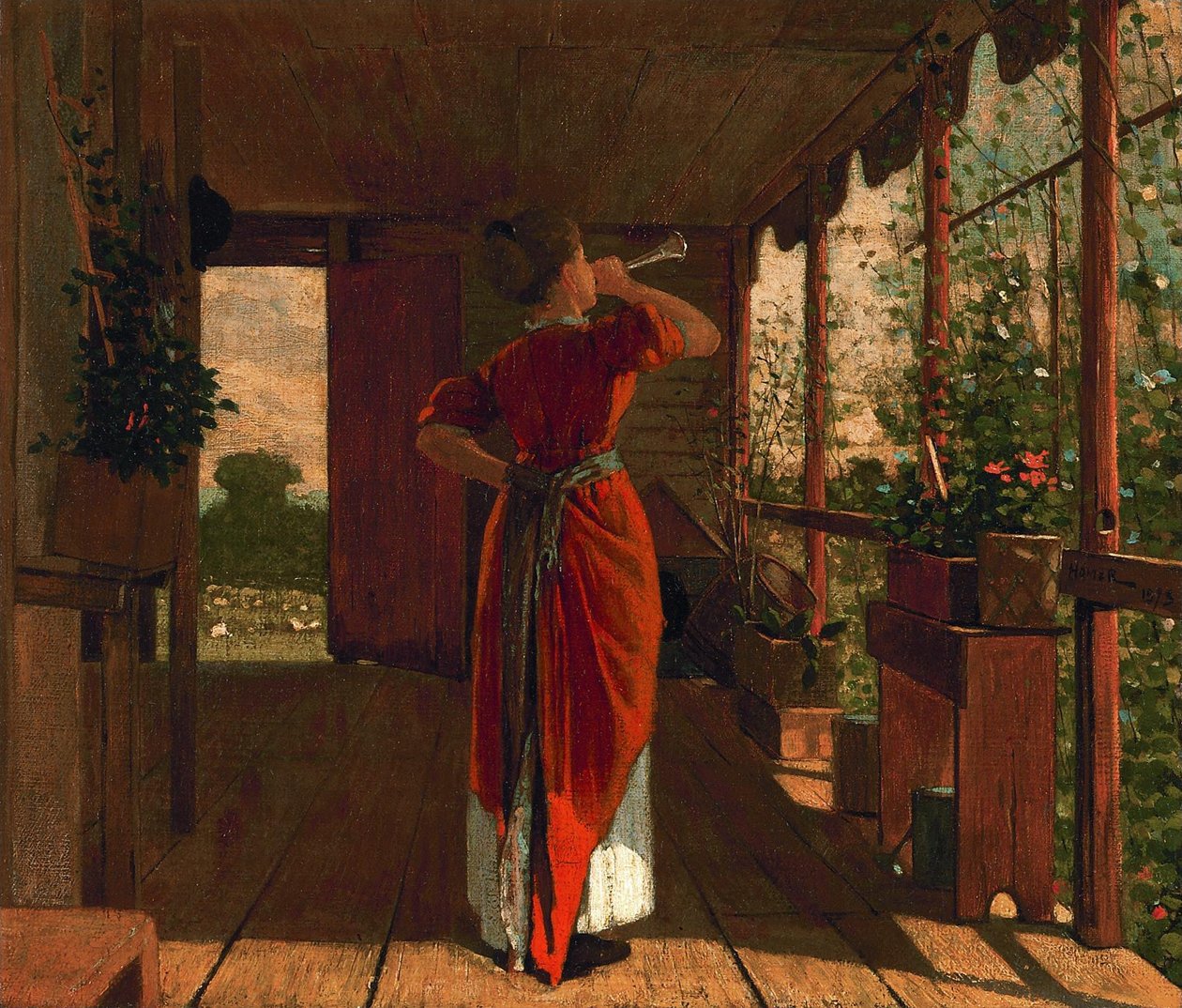 Le cor du dîner - Winslow Homer