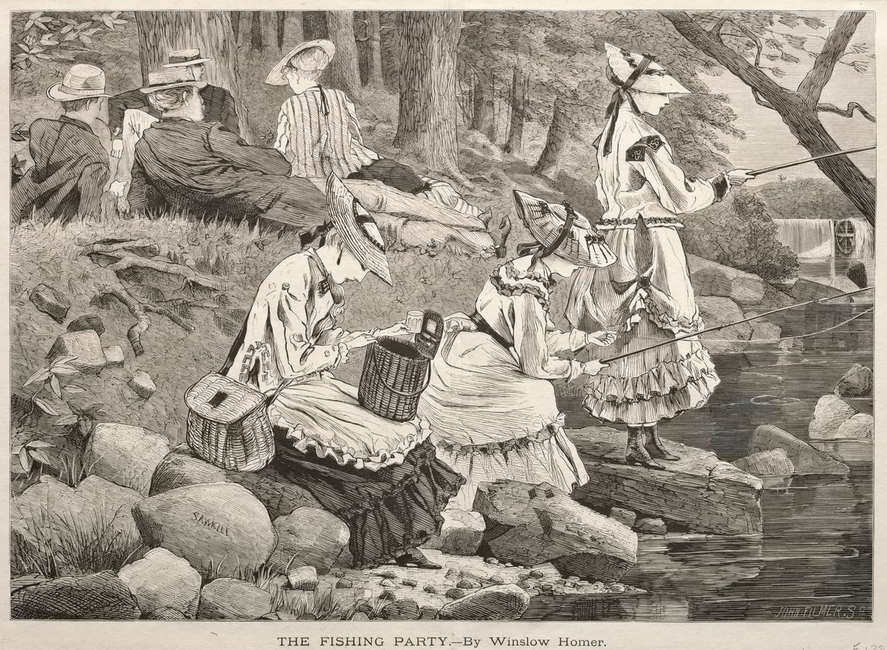La partie de pêche, 1869 - Winslow Homer