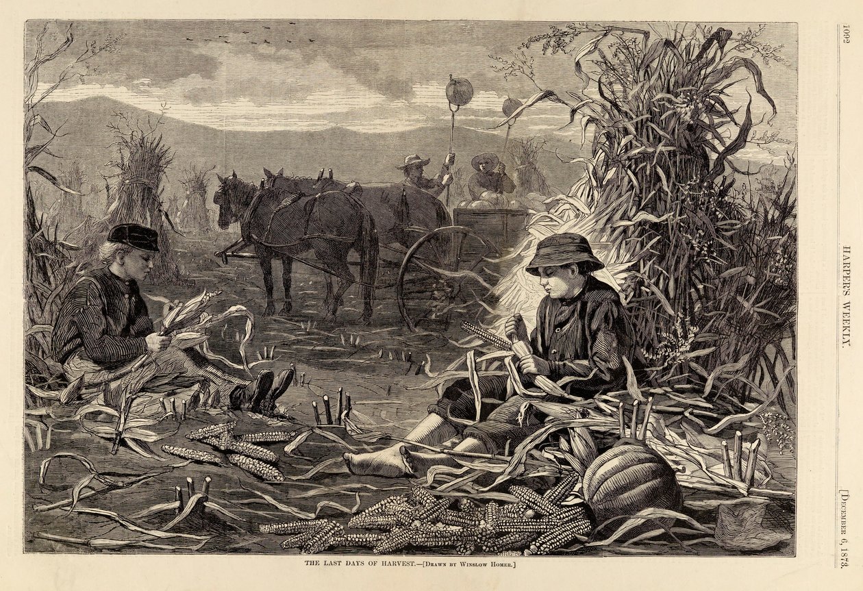 Les derniers jours de la moisson, tiré de Harper
