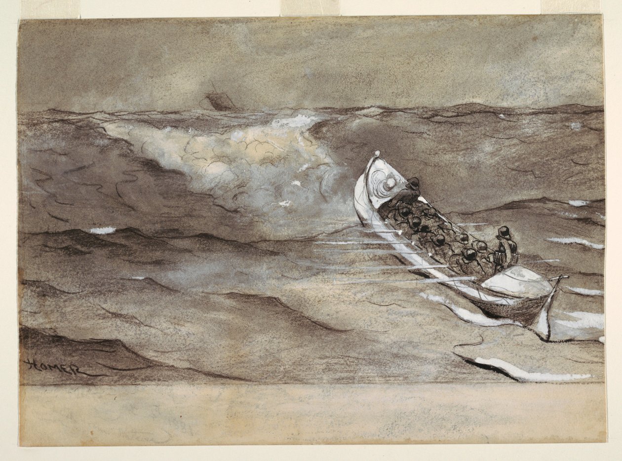 Le Canot de Sauvetage - Winslow Homer