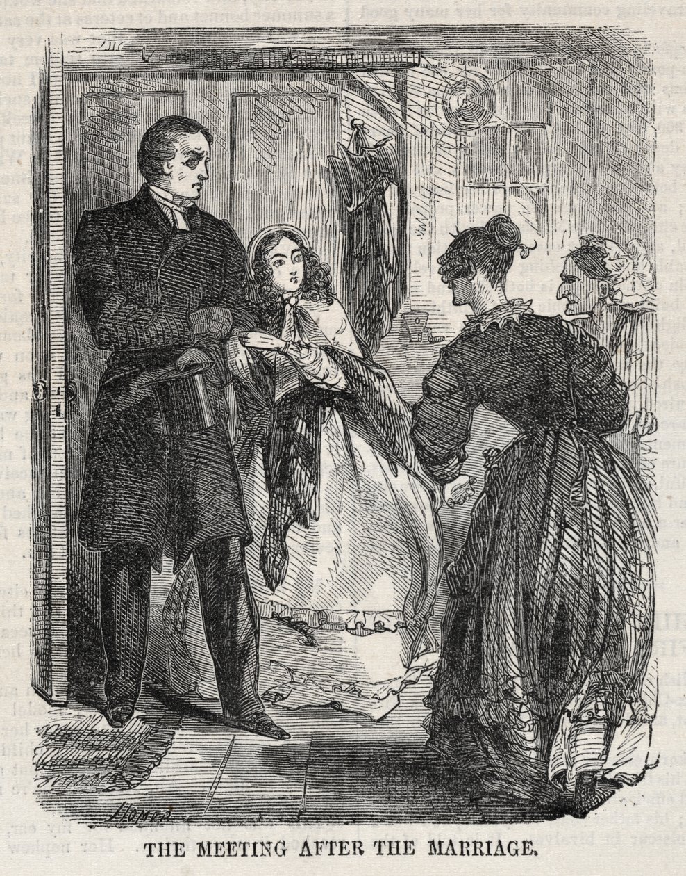 La rencontre après le mariage - Winslow Homer