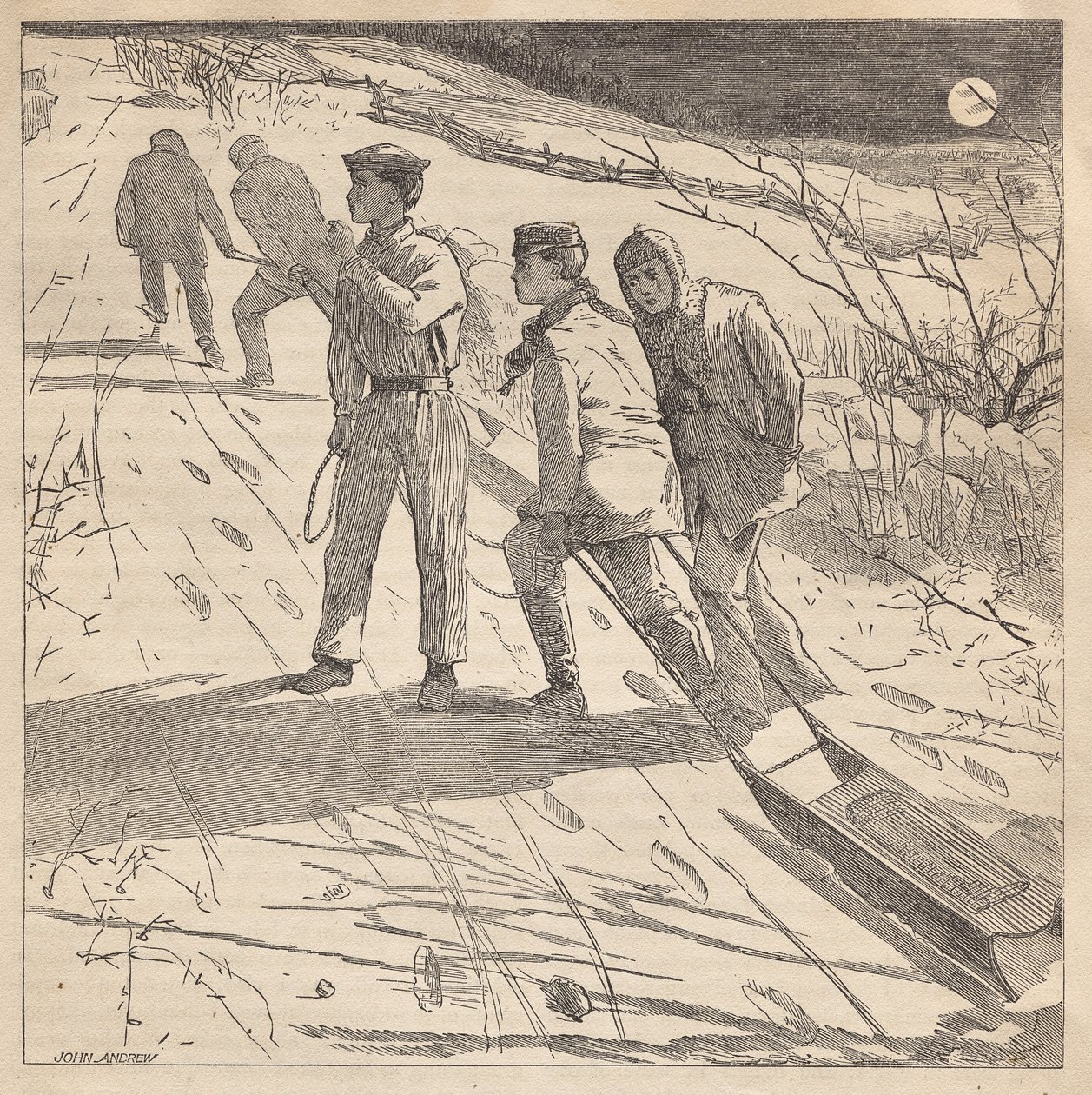 La Côte de minuit - Winslow Homer