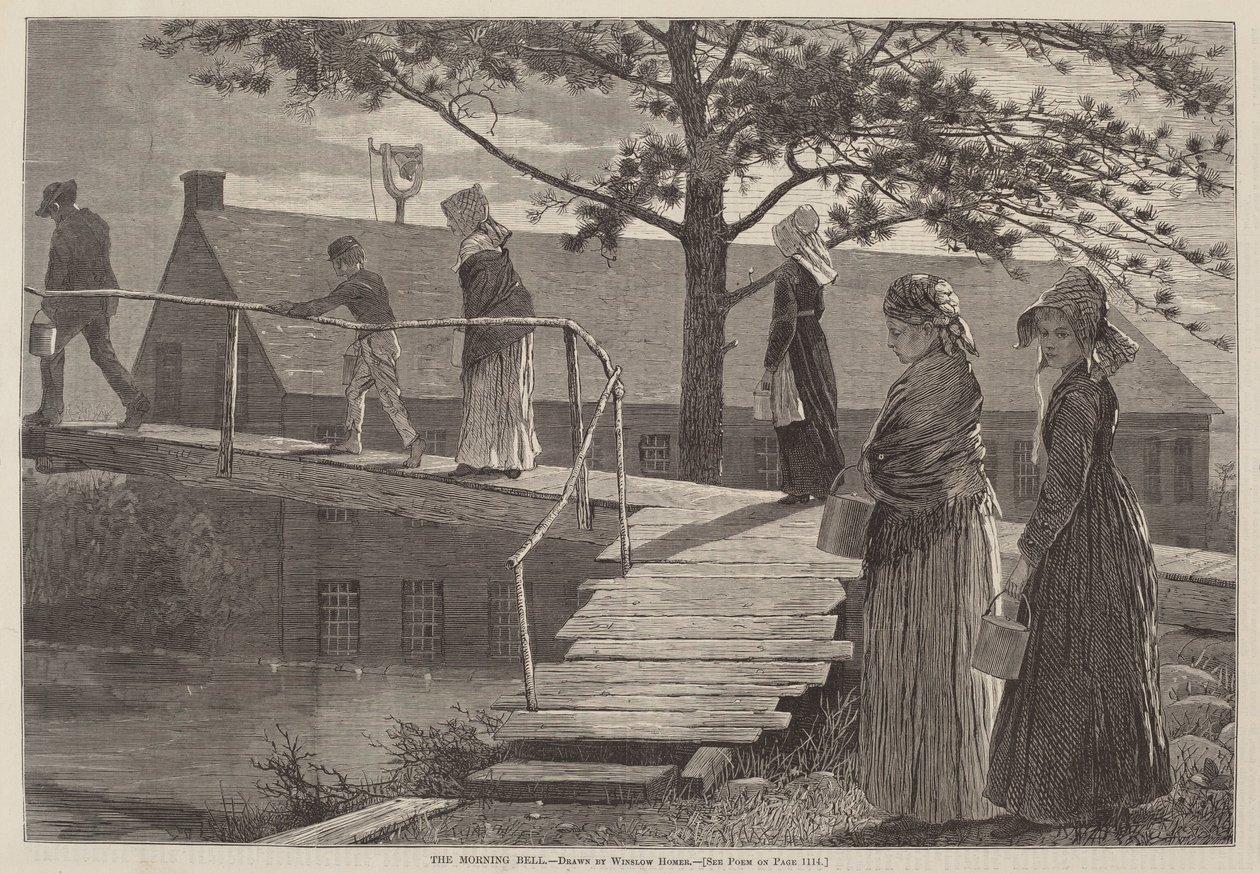 La Cloche du Matin, publié en 1873 - Winslow Homer