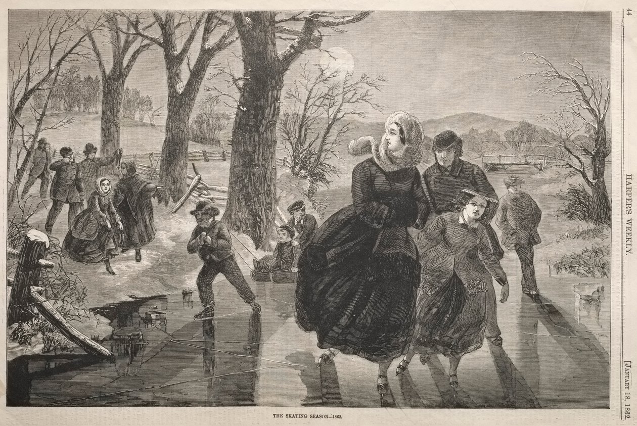 La saison de patinage - Winslow Homer