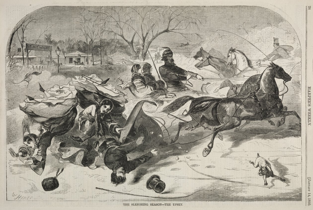 La saison des traîneaux - La surprise - Winslow Homer