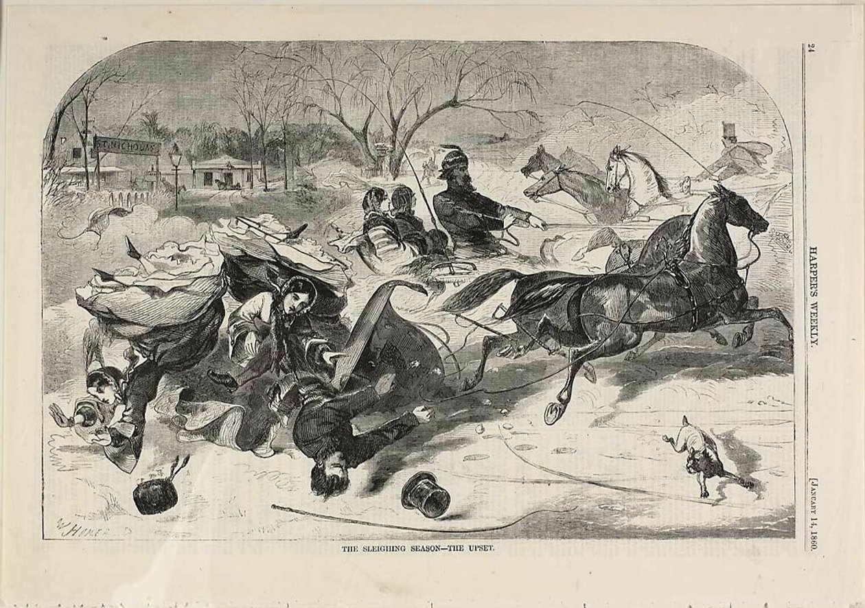 La saison du traîneau - la contrariété - Winslow Homer