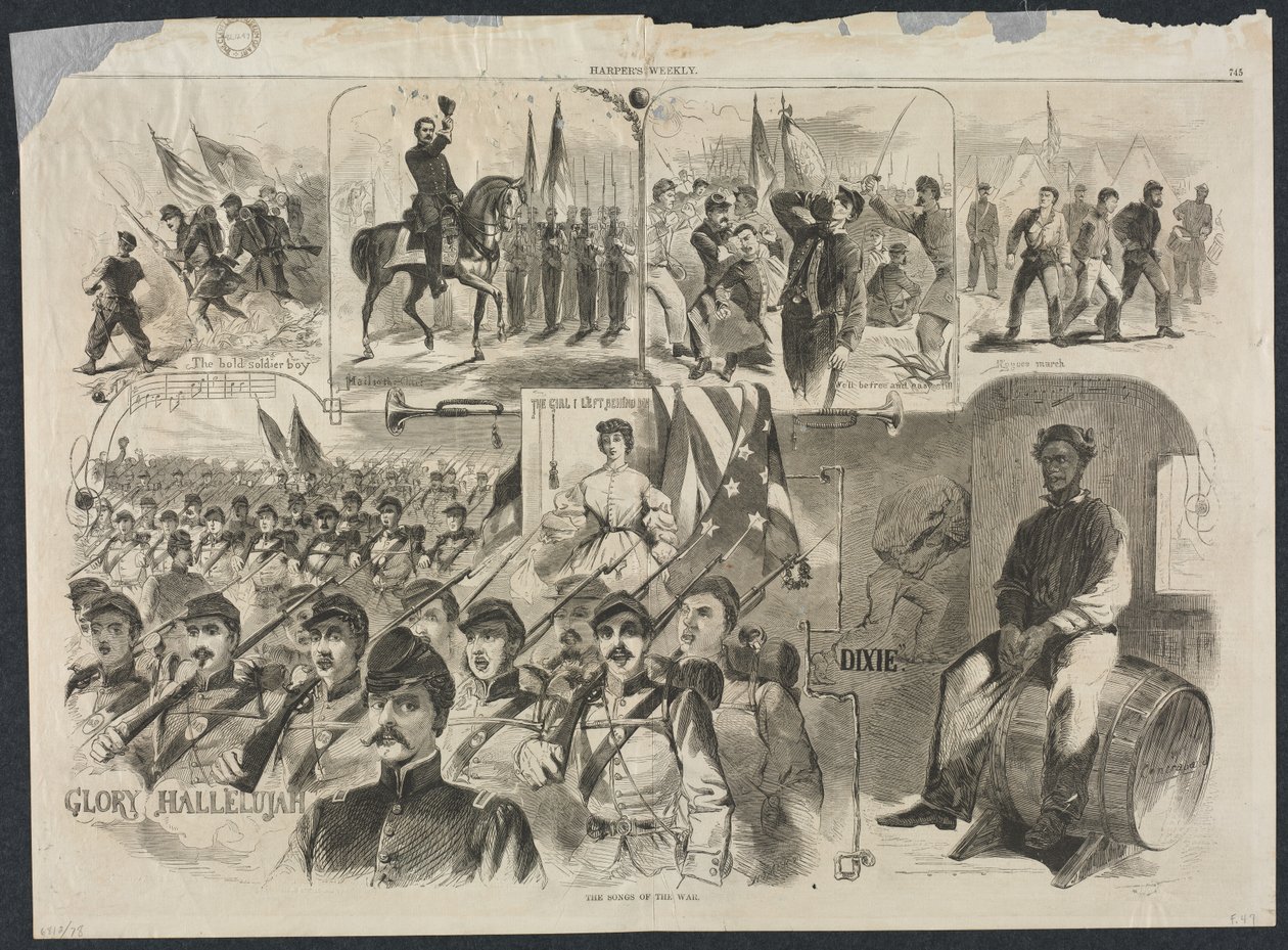 Les Chants de la guerre, 1861 - Winslow Homer