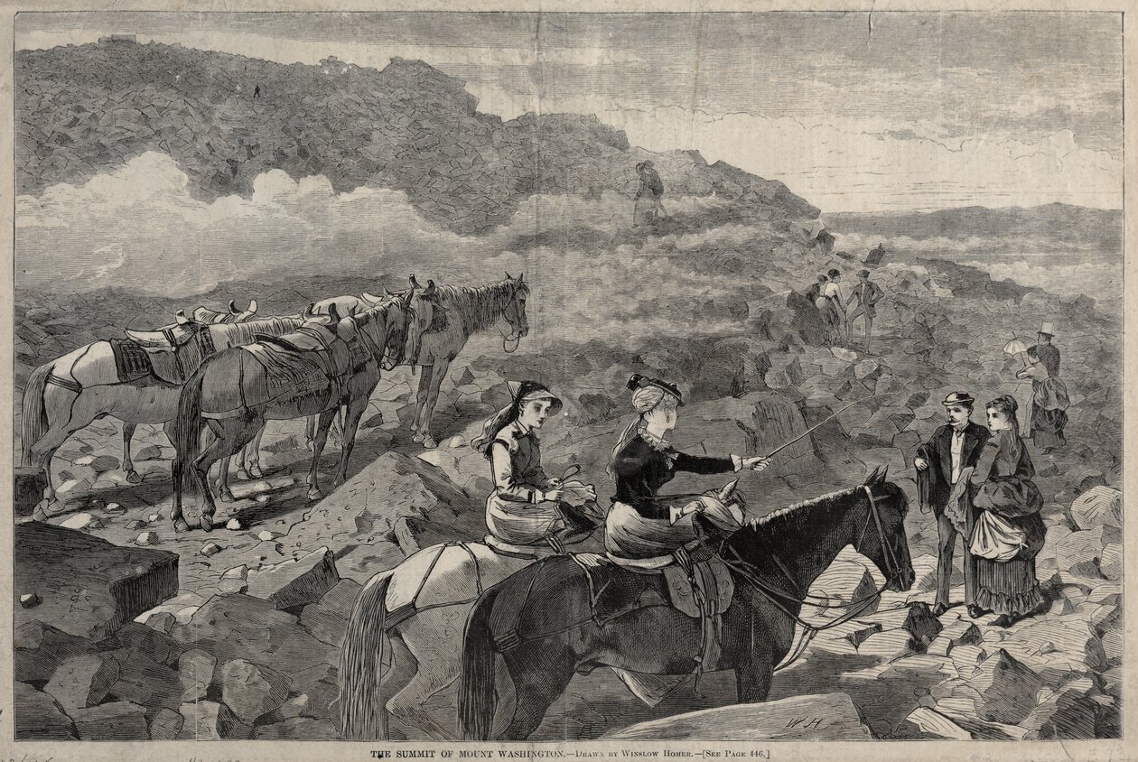 Le sommet du mont Washington, 1869 - Winslow Homer