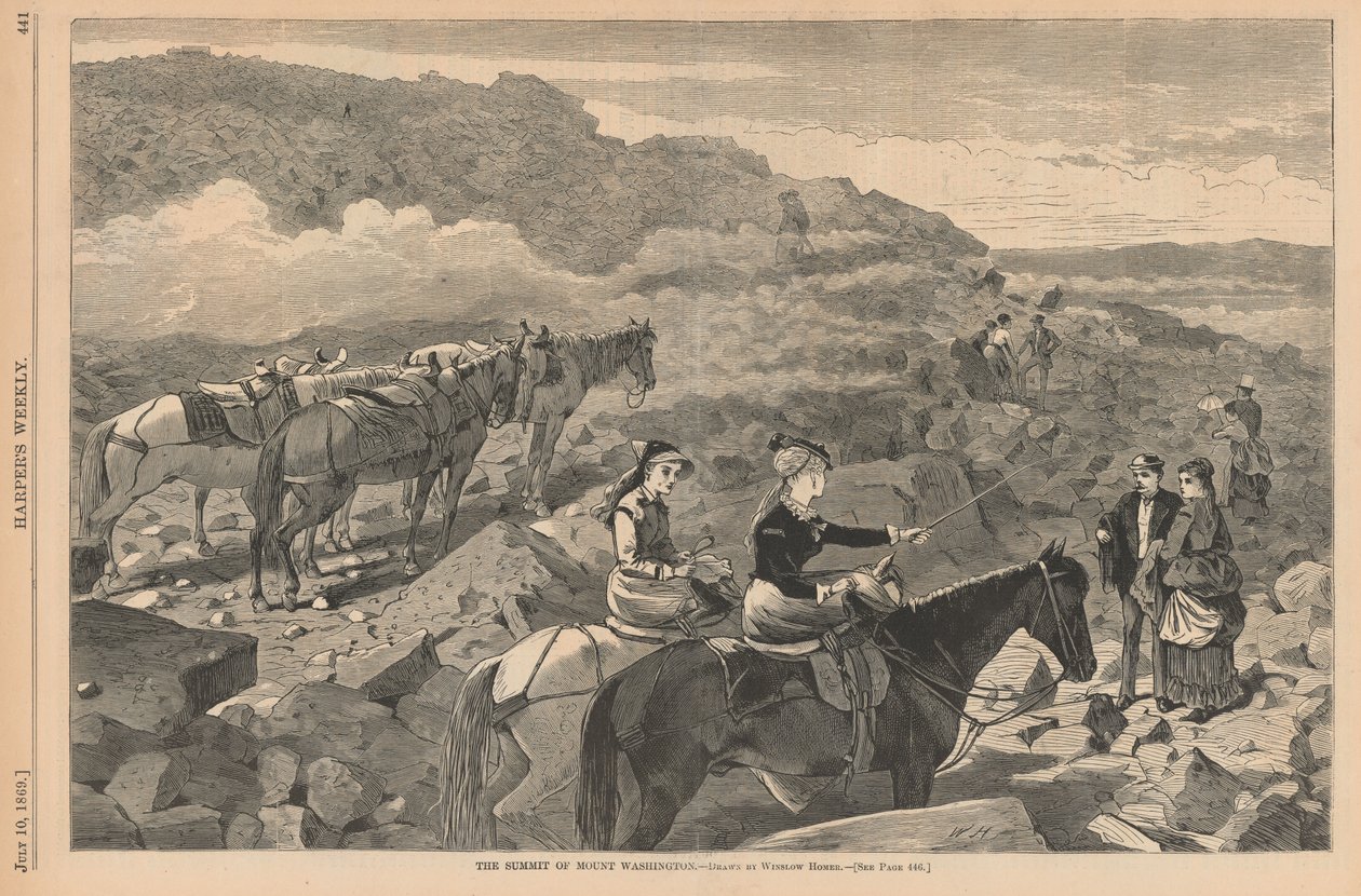 Le sommet du mont Washington, tiré du Harper