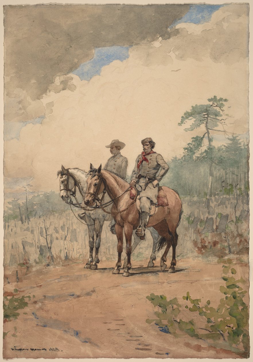 Deux scouts - Winslow Homer